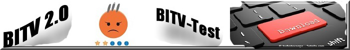 BITV 2.0, BITV - Test. Tastatur mit großer, roter Download-Taste. Smiley mit 3 grauen Haaren.